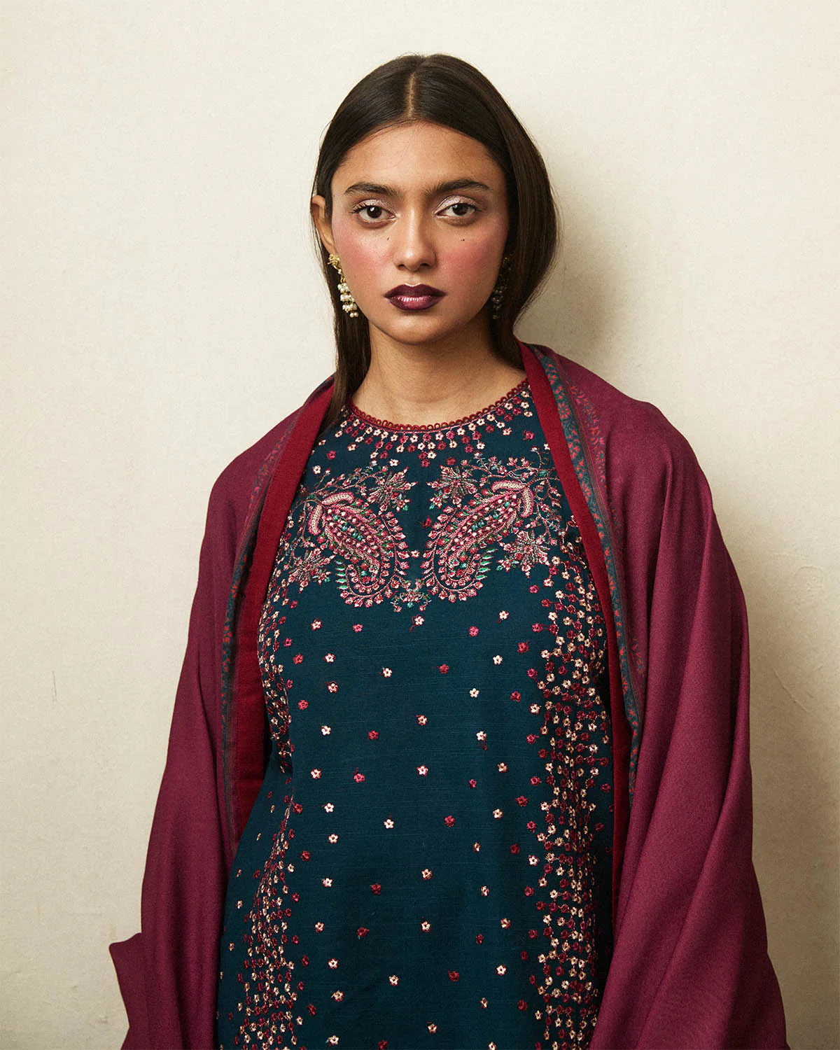 Ashen - Dupatta - Mix & Match
